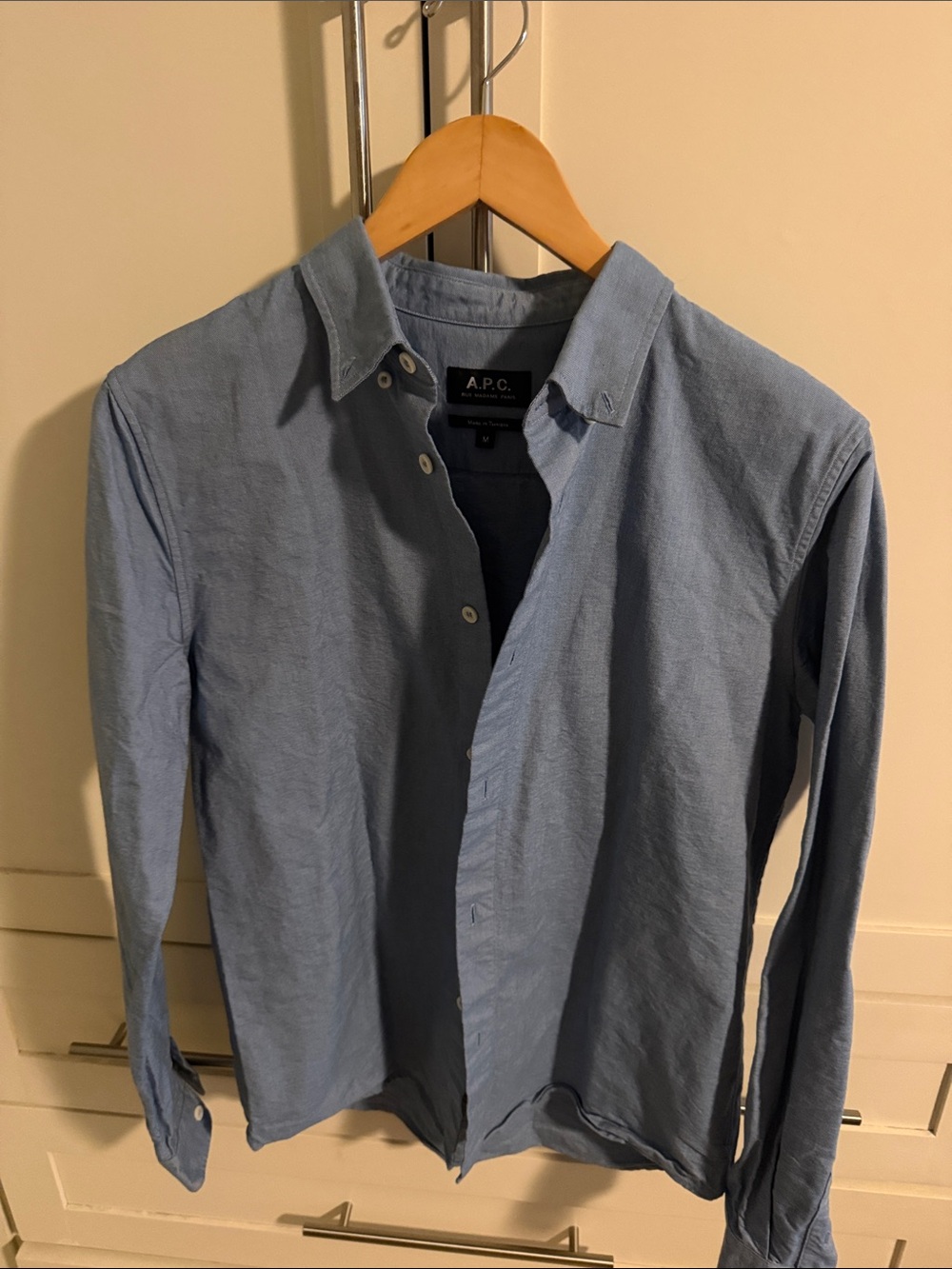 A.P.C. Classic Light Blue Oxford Shirt